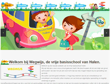 Tablet Screenshot of basisschool-halen.be
